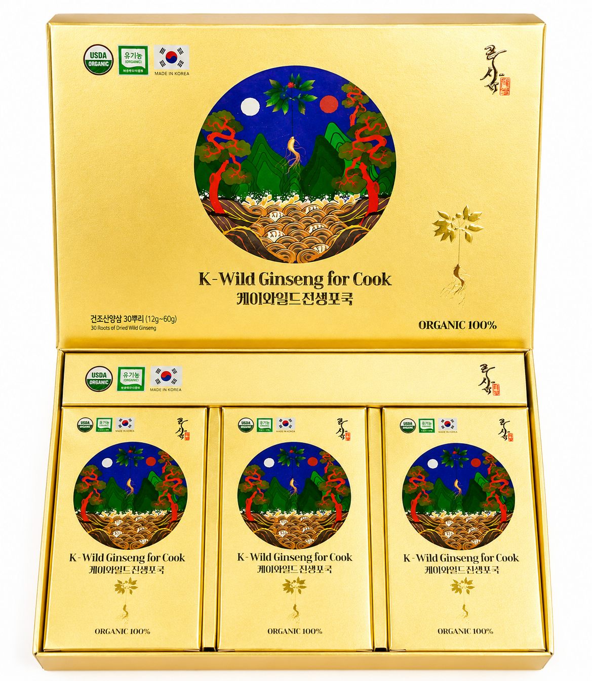 Hộp quà 30 gói K-Wild Ginseng for Cook